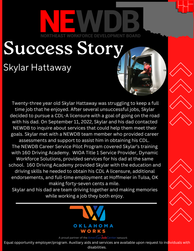 Success Story for Skylar Hattaway.